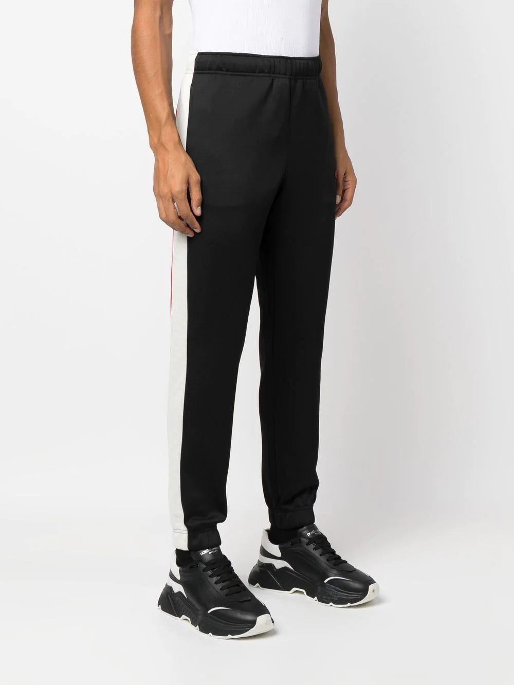 Diesel logo-patch tapered track pants - Image 3