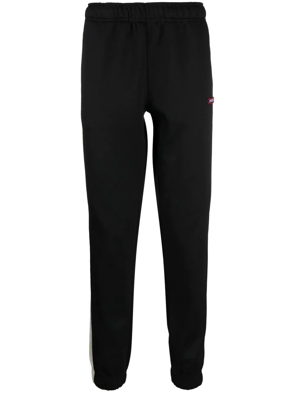 Diesel logo-patch tapered track pants