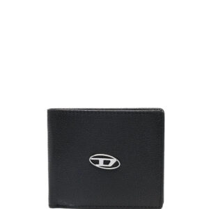 Diesel logo-plaque detail bi-fold wallet