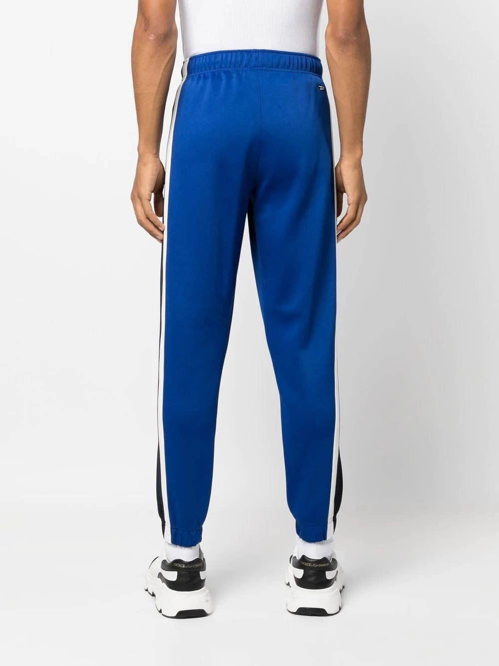 Diesel logo-patch tapered track pants - Image 4