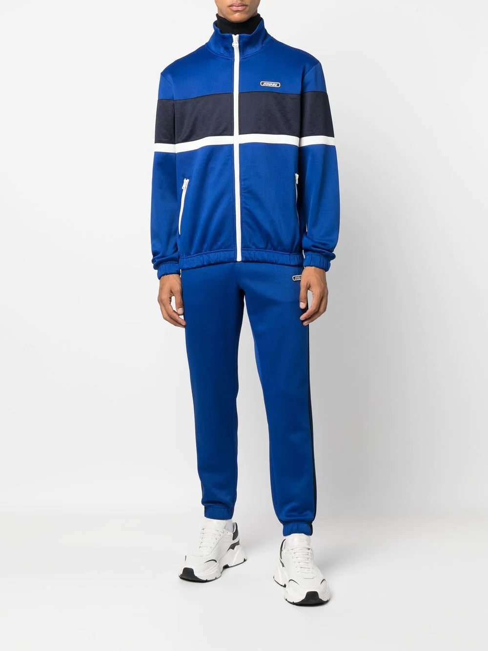 Diesel logo-patch tapered track pants - Image 2