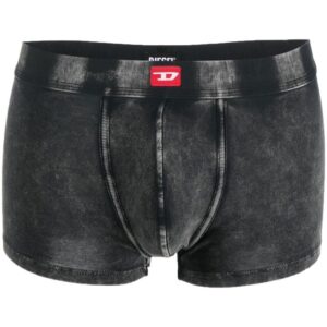 Diesel  bleached-effect cotton boxer shorts