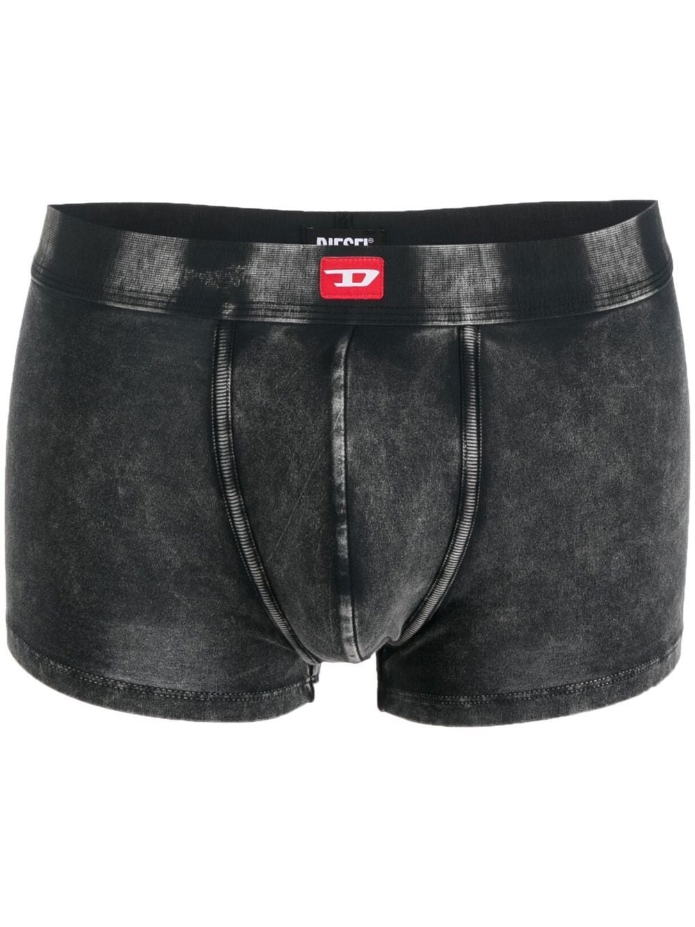 Diesel bleached-effect cotton boxer shorts
