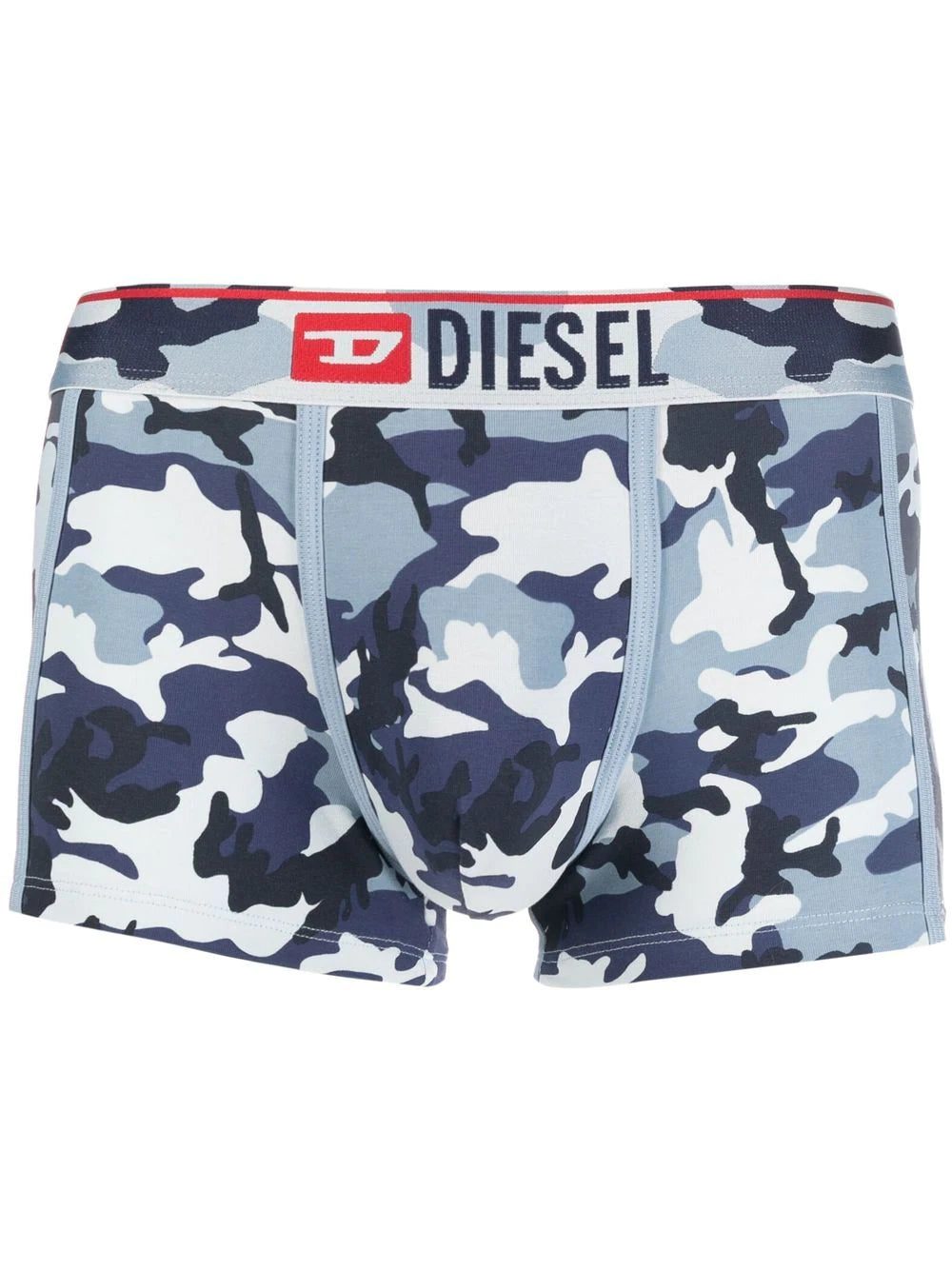 Diesel logo-waistband camouflage boxers