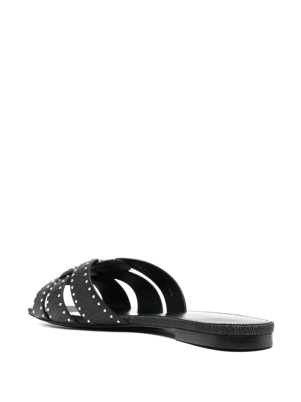 Saint Laurent tribute studded flat sandals - Image 3