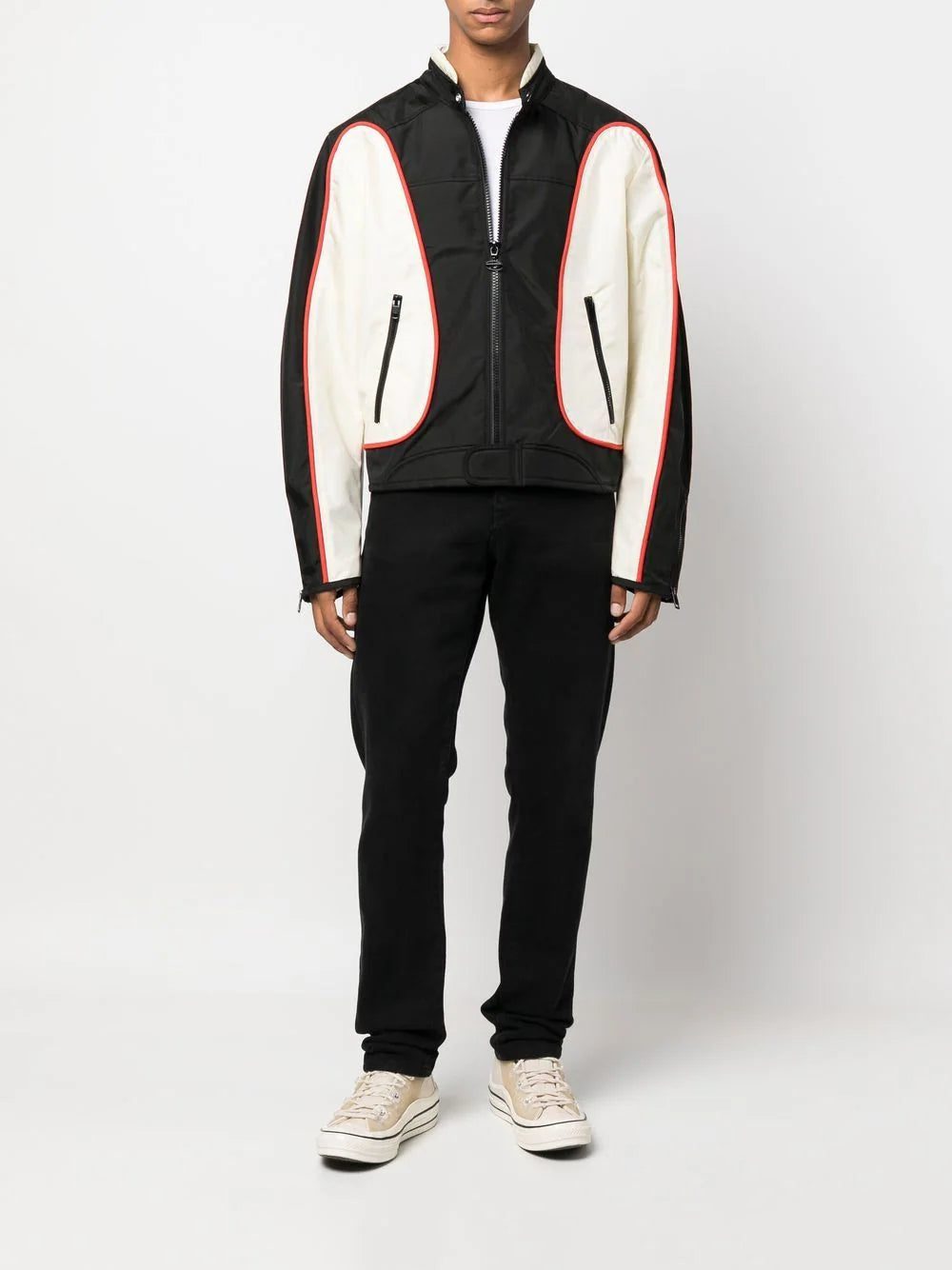 Diesel J-Blink colour-block bomber jacket - Image 2