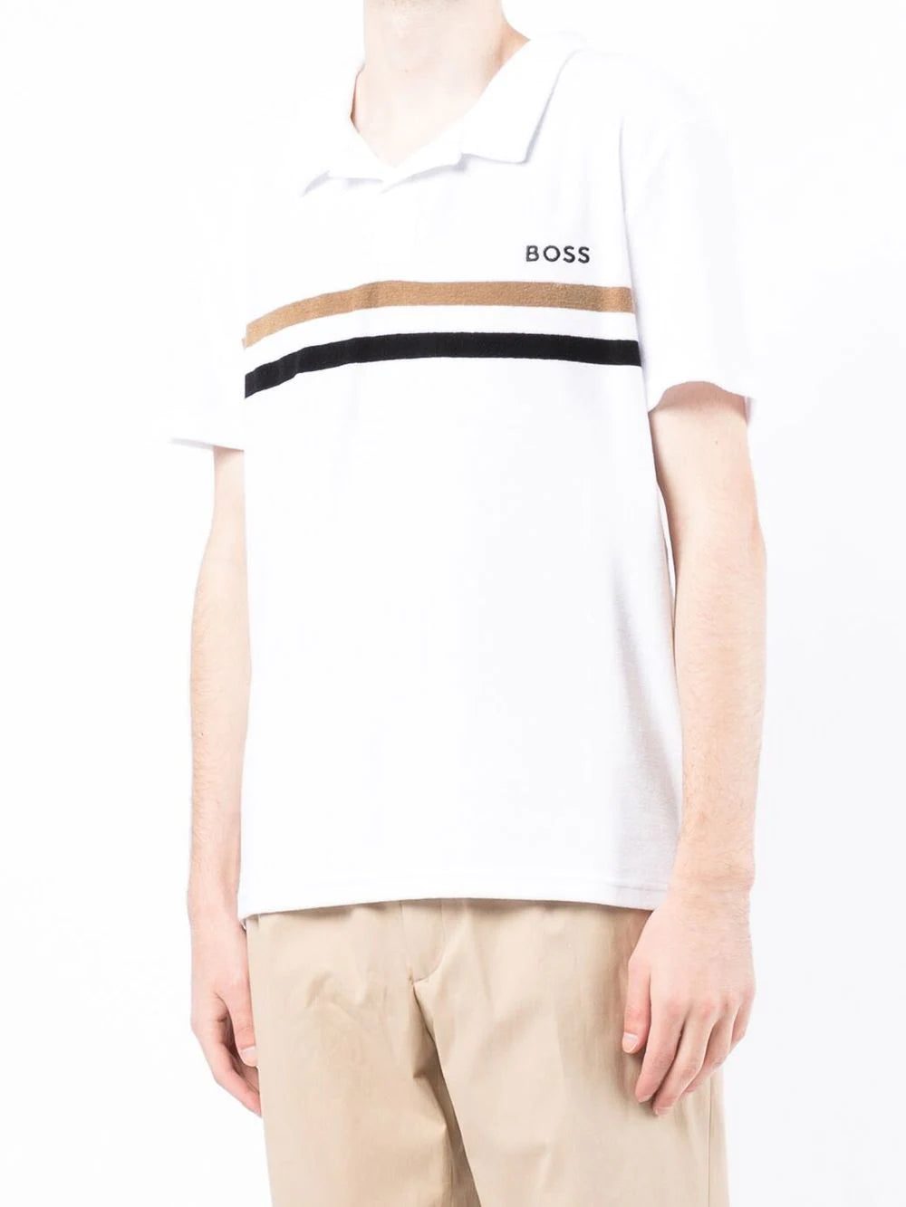 BOSS embroidered-logo detail polo shirt - Image 2