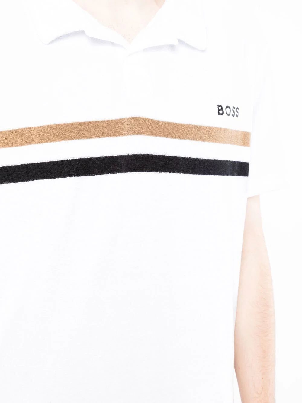 BOSS embroidered-logo detail polo shirt - Image 4