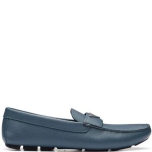 Prada  triangle-logo penny-slot loafers