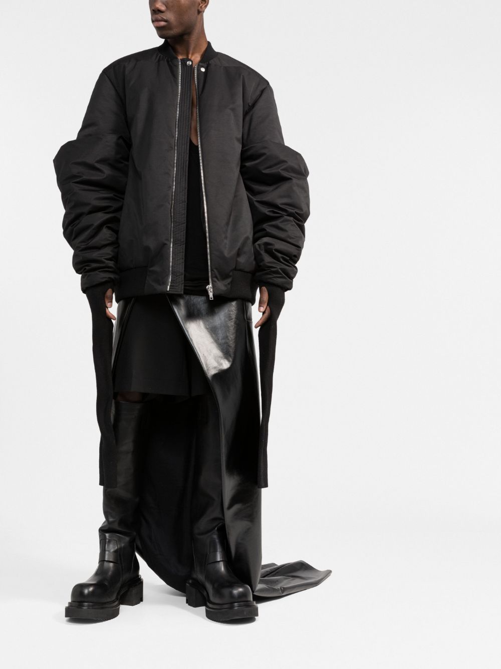 Rick Owens Gauntlet bomber jacket - Image 2