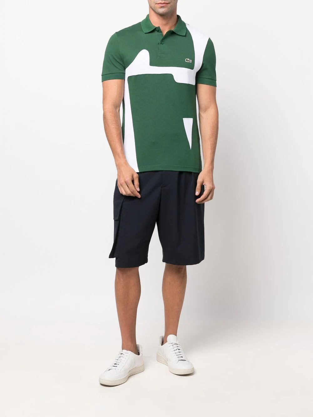 Lacoste logo-patch short-sleeved polo shirt - Image 2