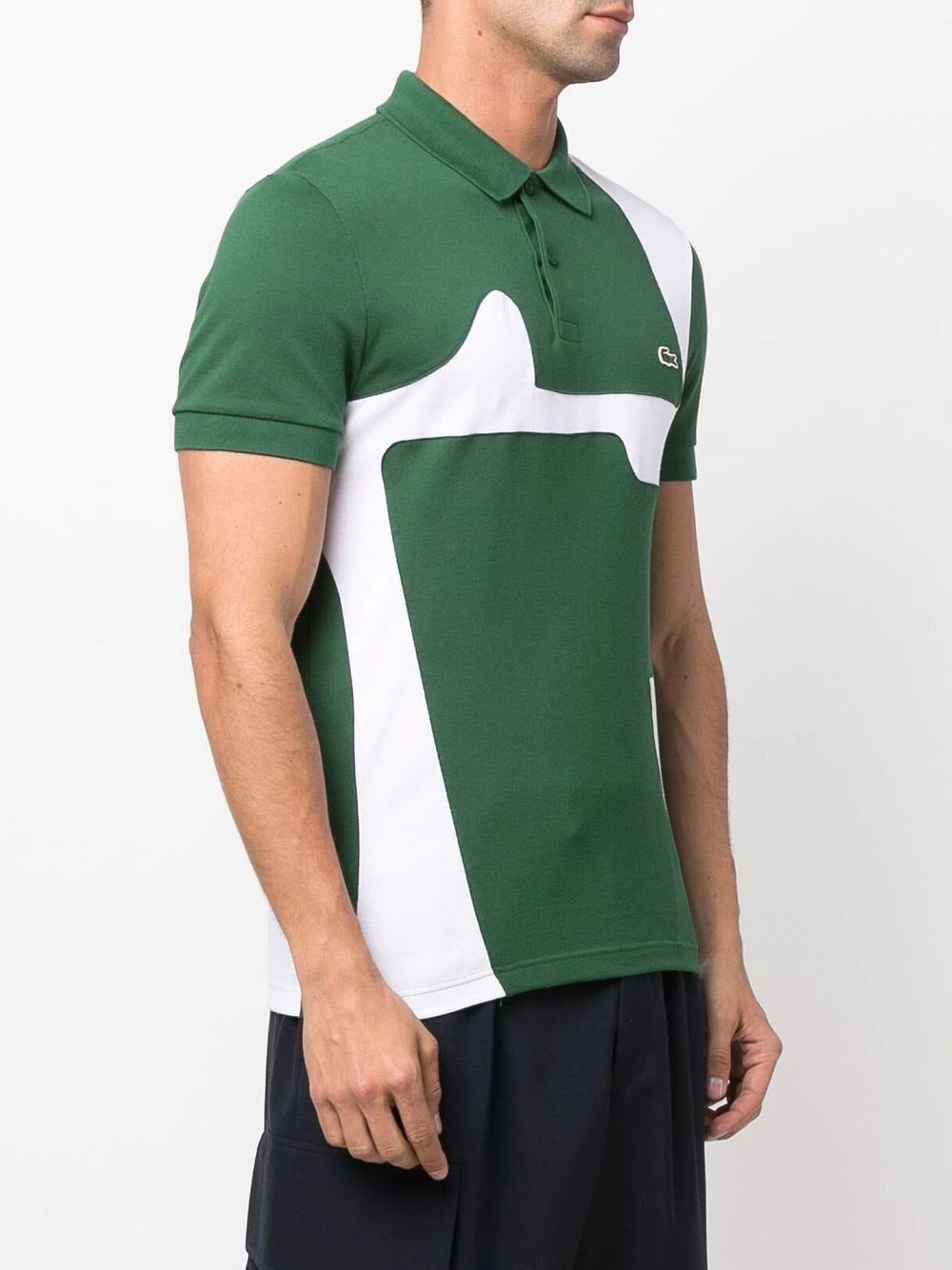 Lacoste logo-patch short-sleeved polo shirt - Image 3