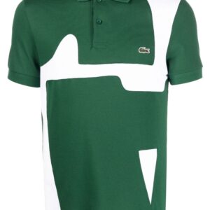 Lacoste logo-patch short-sleeved polo shirt