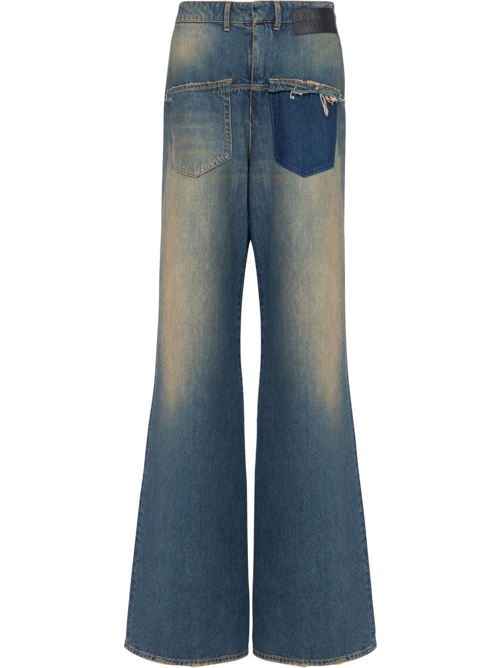 Balmain high-rise flared jeans