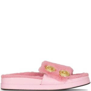 Balmain faux-fur slides