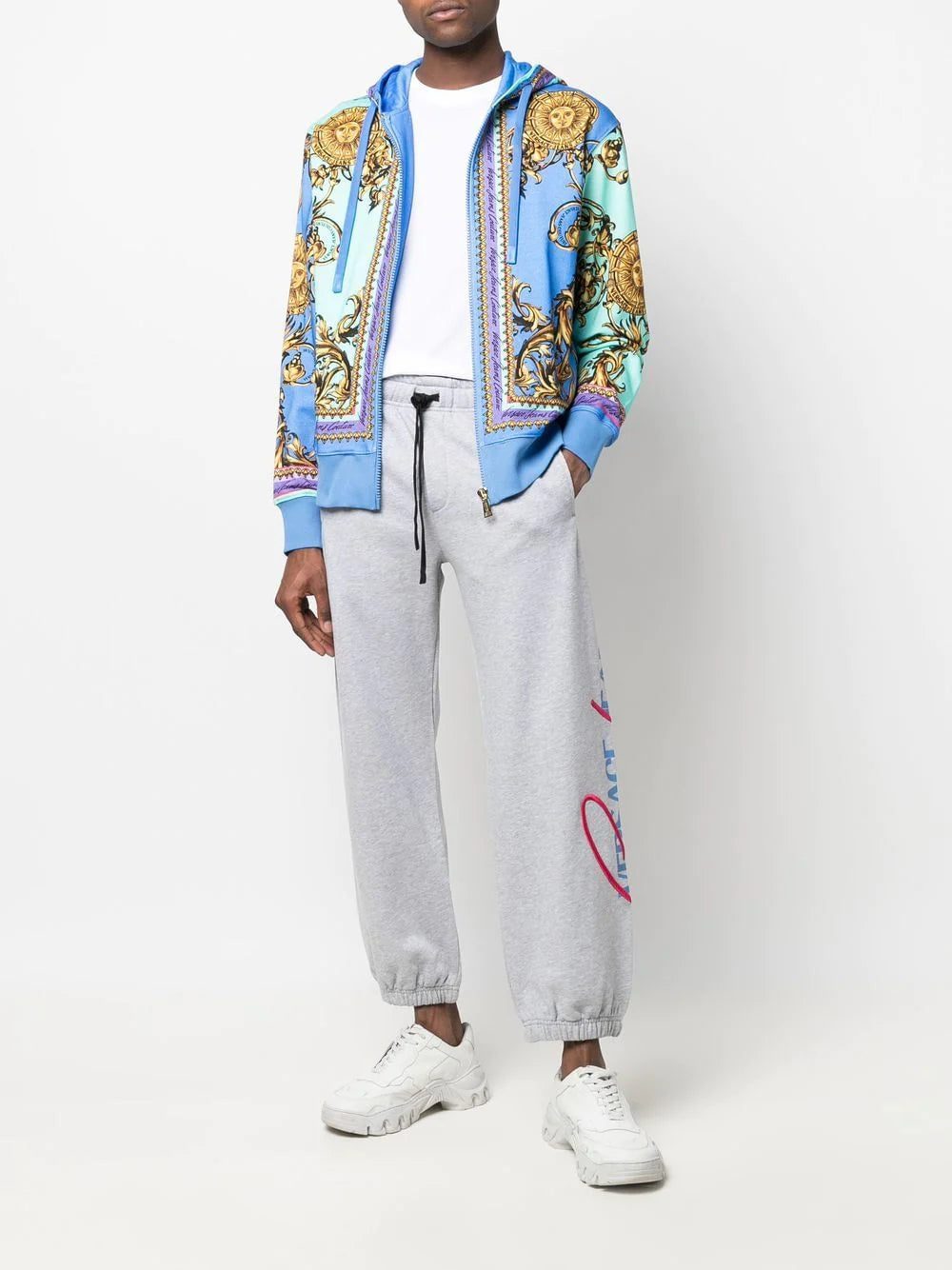 Versace Jeans Couture logo-print track pants - Image 2