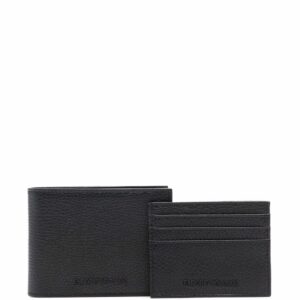Emporio Armani logo-embossed leather wallet