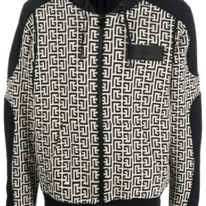 Balmain  monogram-logo hoodie