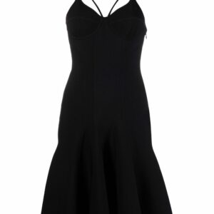 Alexander McQueen  fluted mini dress