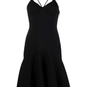 Alexander McQueen  fluted mini dress