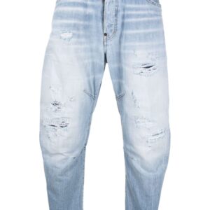 Dsquared2  distressed slim-cut jeans