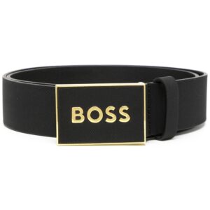 Louis Vuitton metallic-logo buckle belt