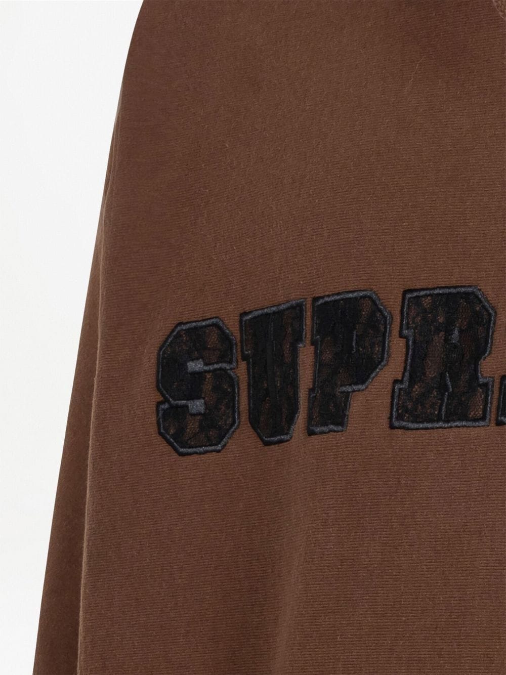 Supreme lace-detail logo hoodie - Image 2