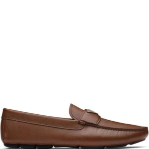 Prada  triangle-logo penny-slot loafers