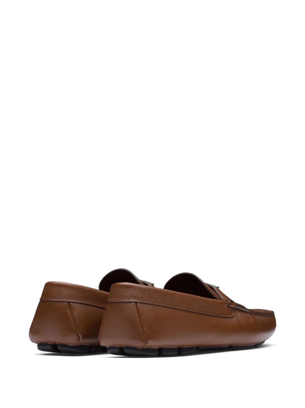 Prada triangle-logo penny-slot loafers - Image 3