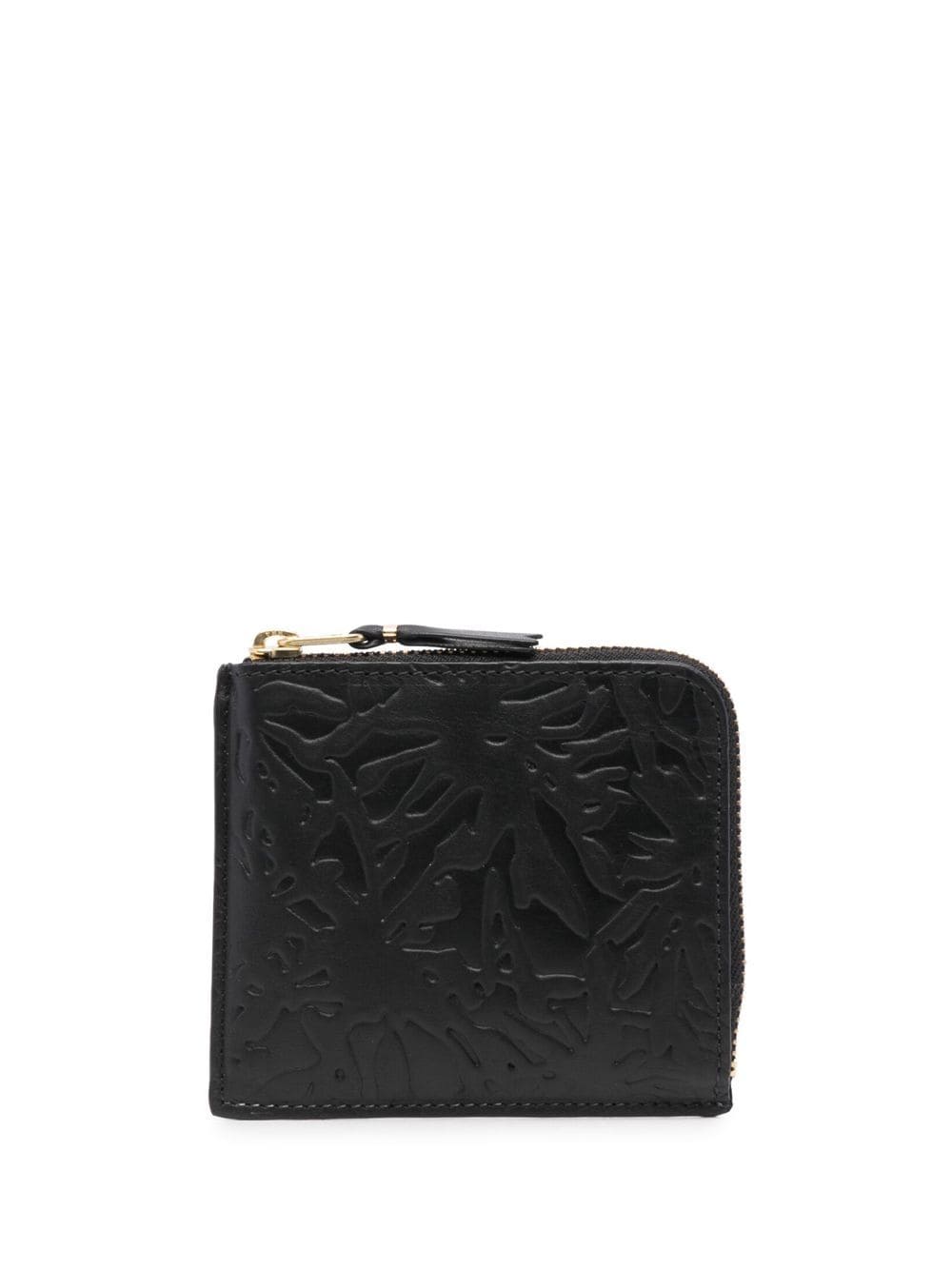 Comme Des Garçons Wallet embossed pattern wallet