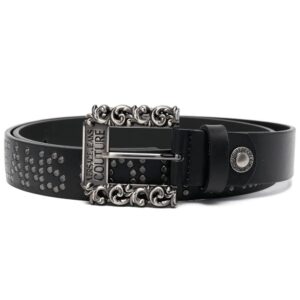 Versace Couture 1 baroque buckle leather belt