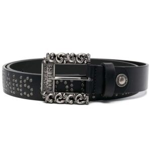 Versace Couture 1 baroque buckle leather belt