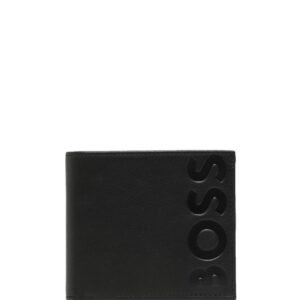 BOSS embossed-logo bi-fold wallet