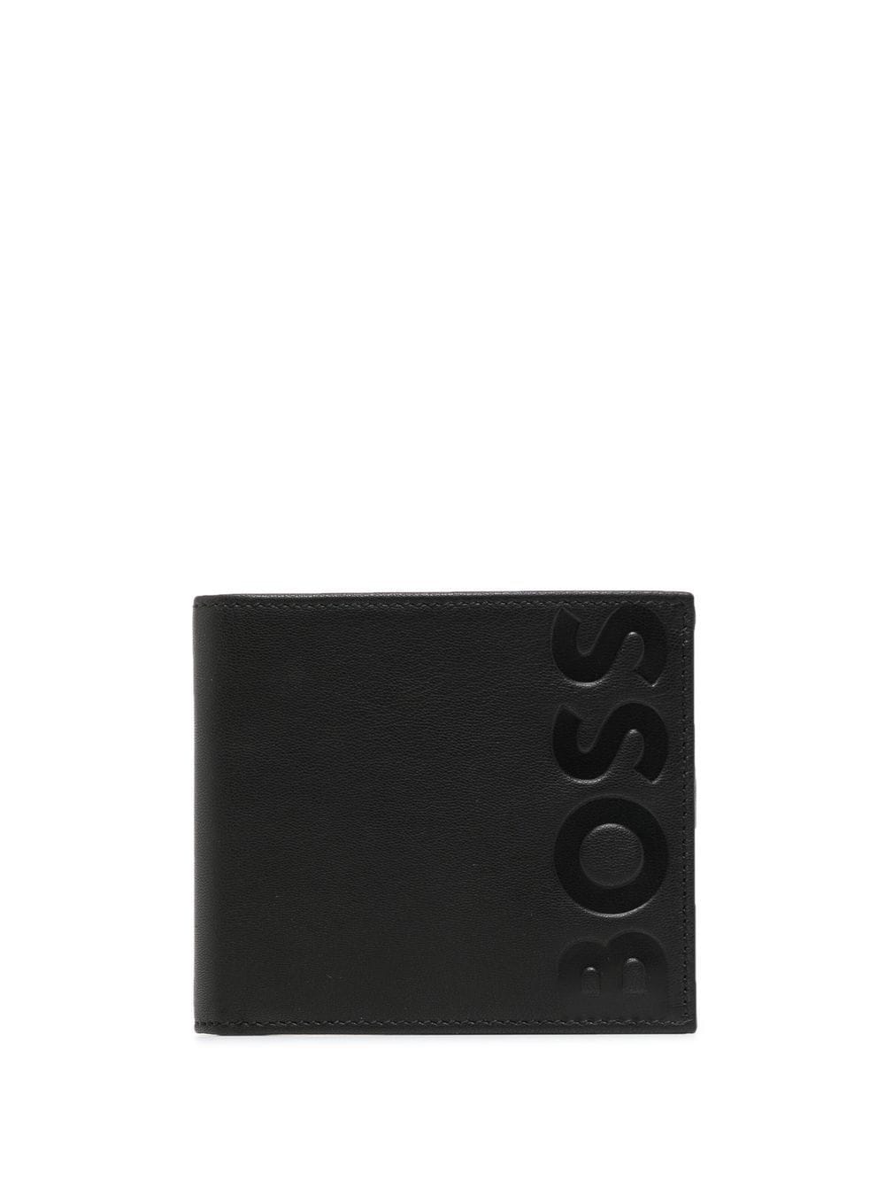 BOSS embossed-logo bi-fold wallet
