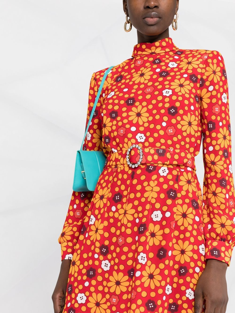 Saint Laurent floral-print minidress - Image 3