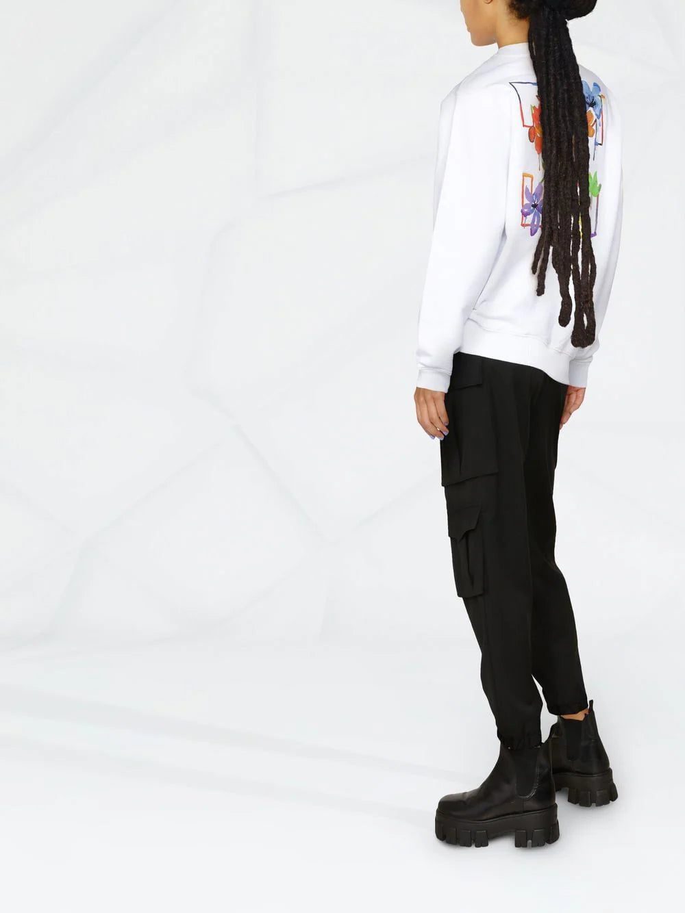 Off-White Floral Arrows-print sweatshirt - Image 3