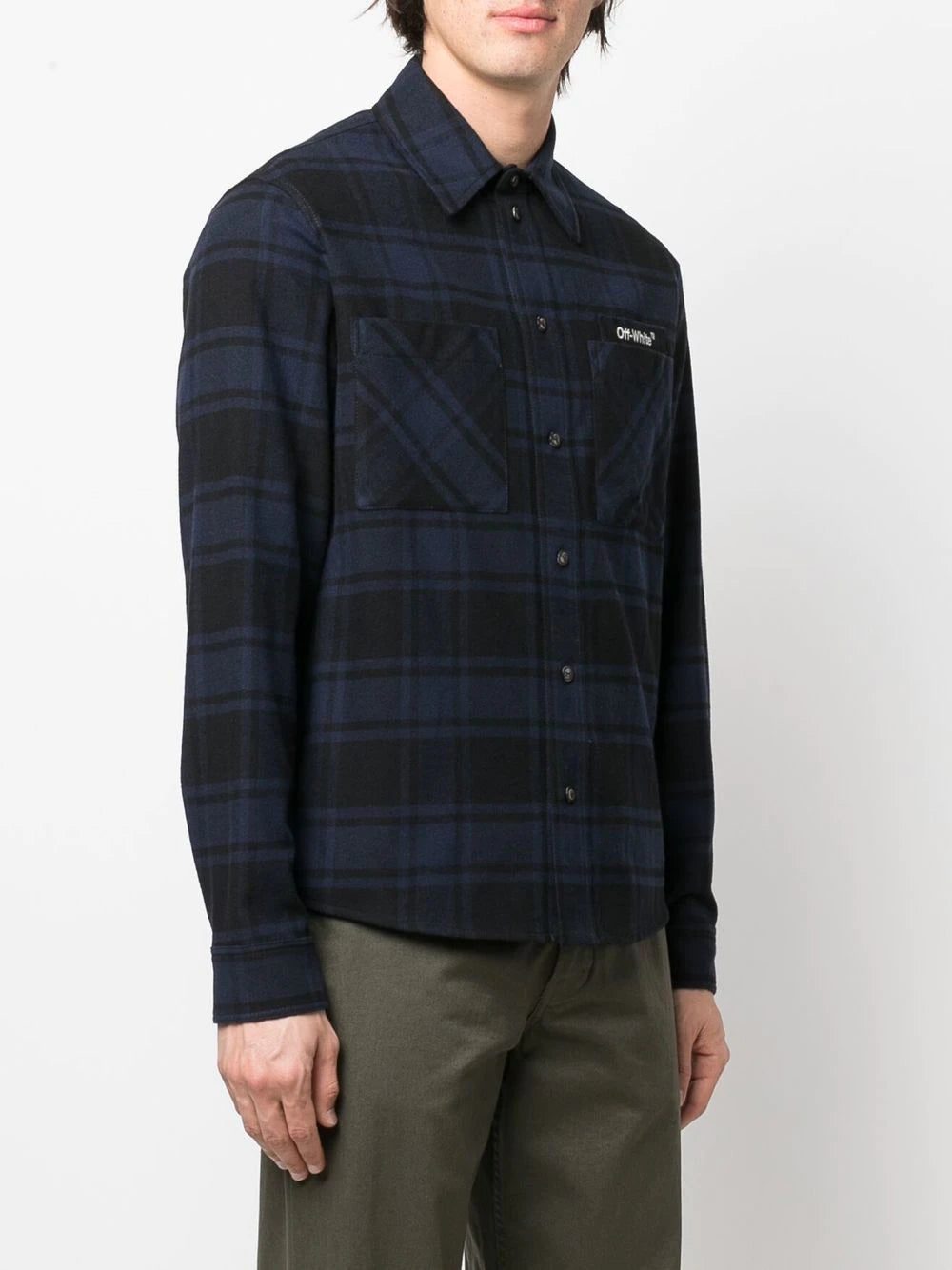Off-white Arrows check-print flannel shirt - Image 4