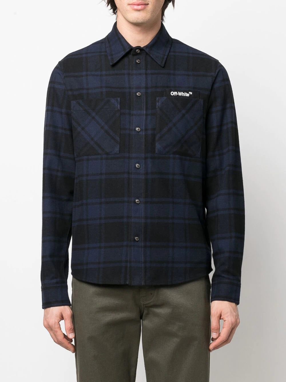 Off-white Arrows check-print flannel shirt - Image 3