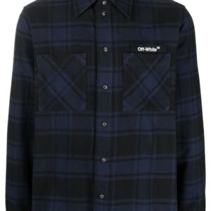Off-white Arrows check-print flannel shirt