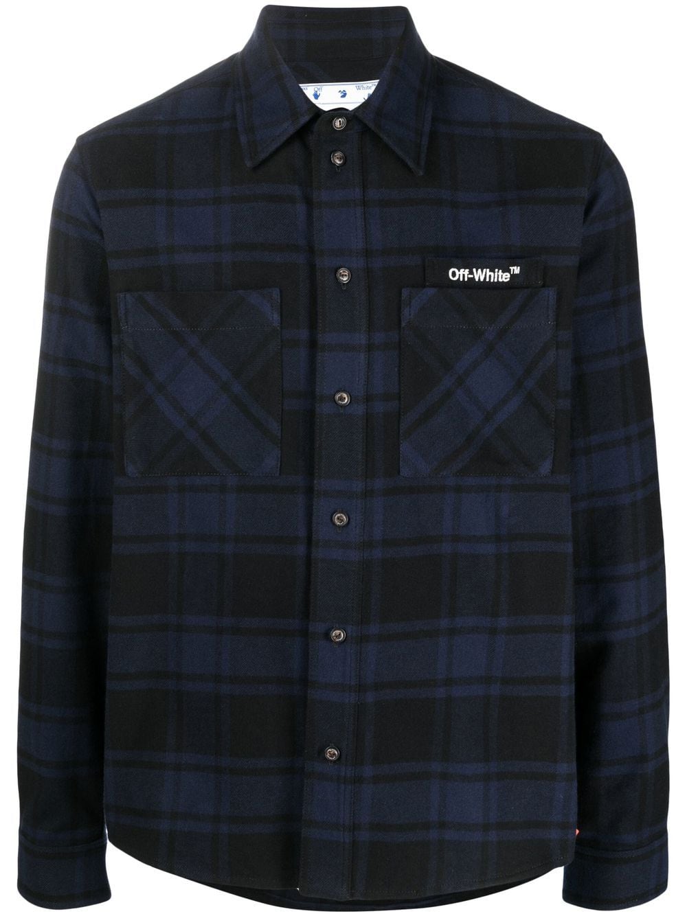 Off-white Arrows check-print flannel shirt