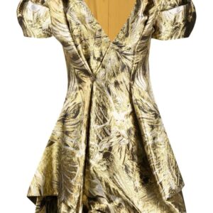 Alexander McQueen  jacquard-pattern mini dress