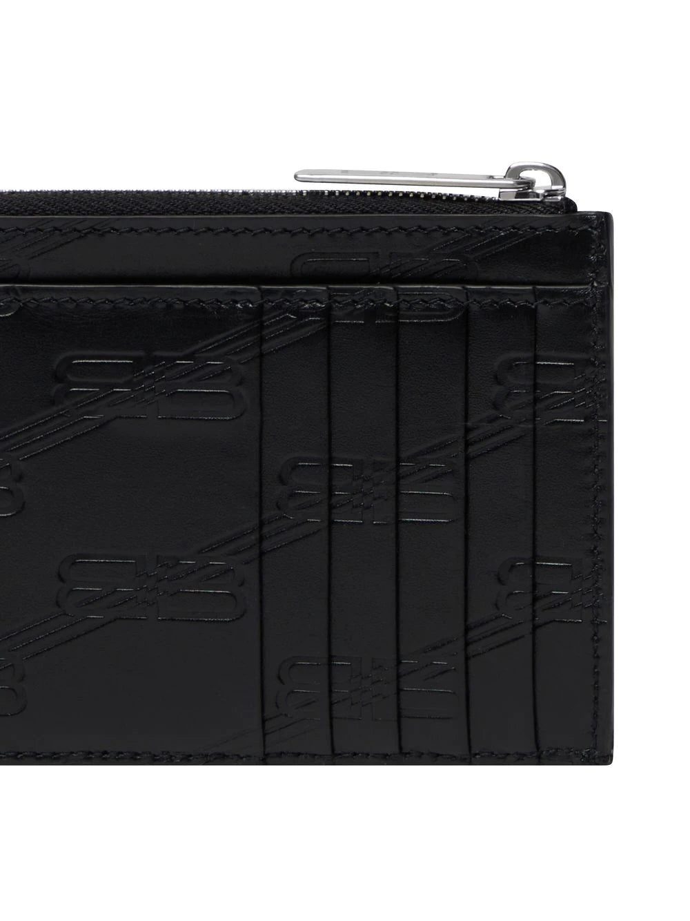 Balenciaga logo-embossed cardholder - Image 3
