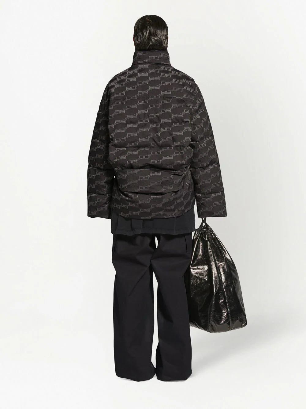 Balenciaga C-Shape logo-print puffer jacket - Image 4