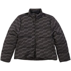 Balenciaga C-Shape logo-print puffer jacket