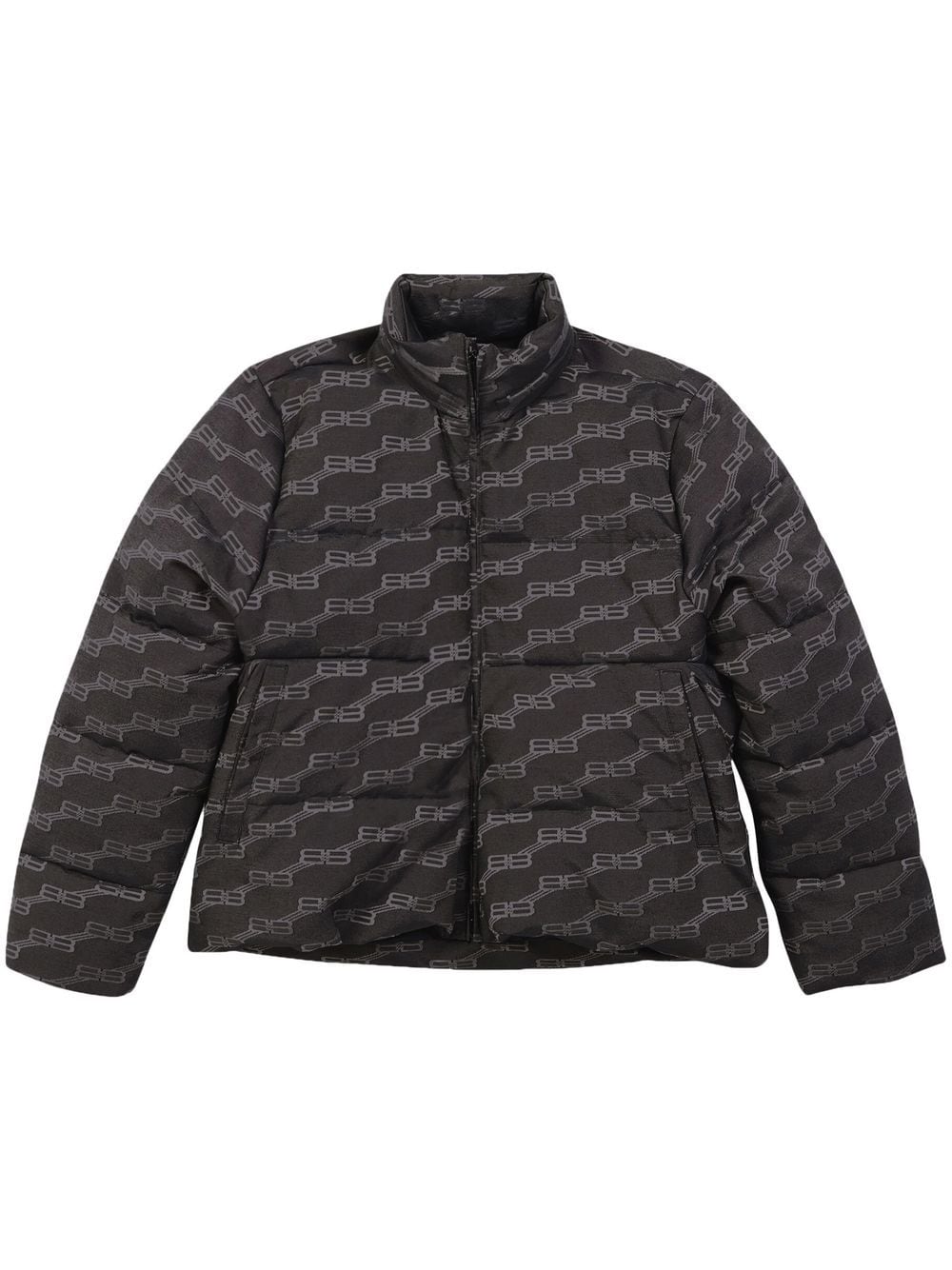 Balenciaga C-Shape logo-print puffer jacket