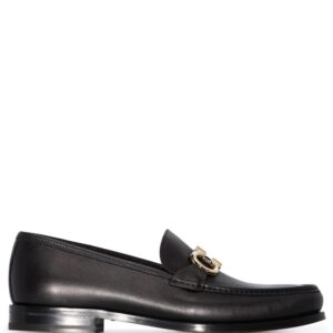 Ferragamo  Gancini buckle leather loafers