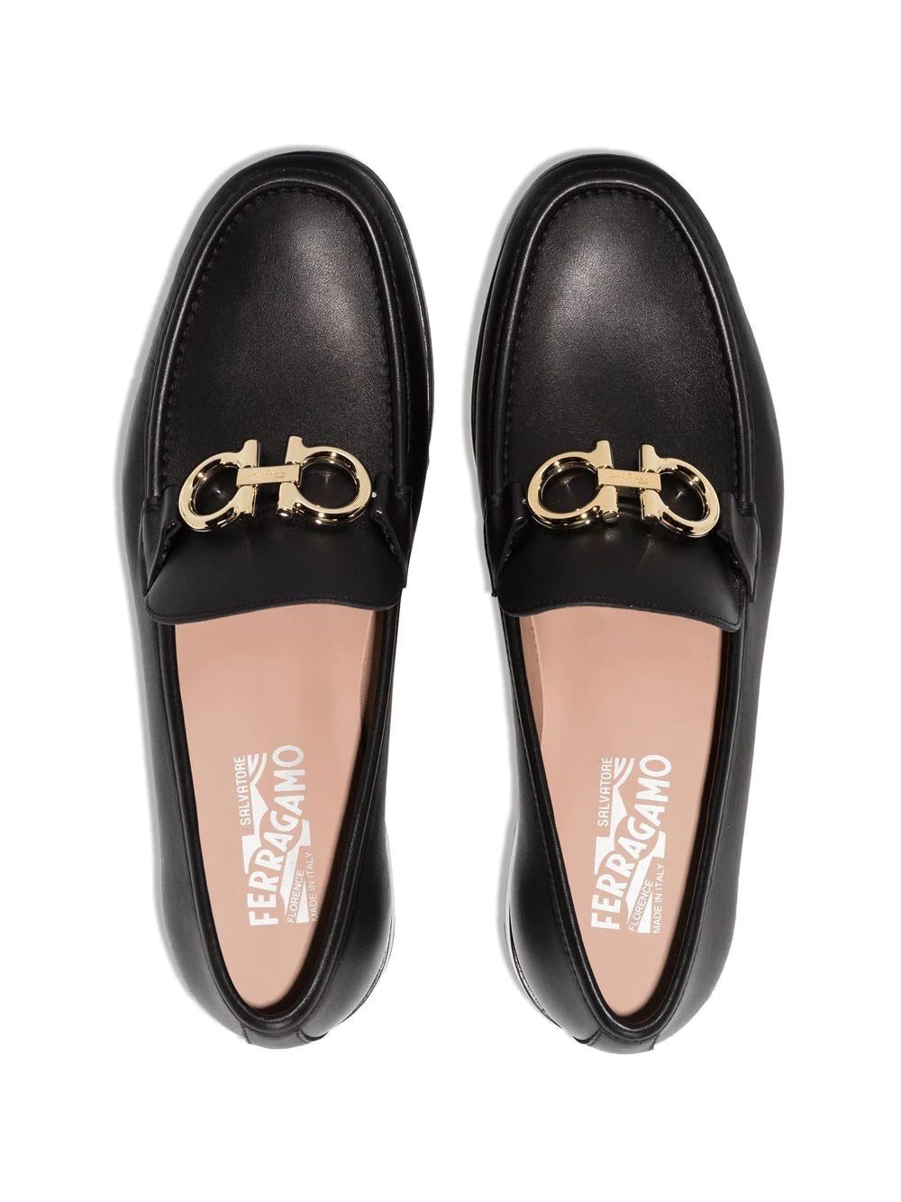 Ferragamo Gancini buckle leather loafers - Image 4