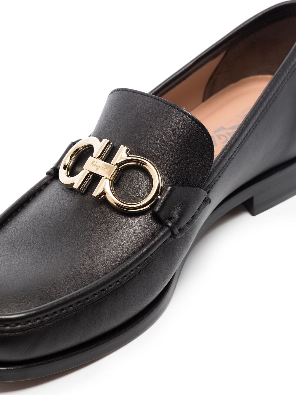 Ferragamo Gancini buckle leather loafers - Image 2