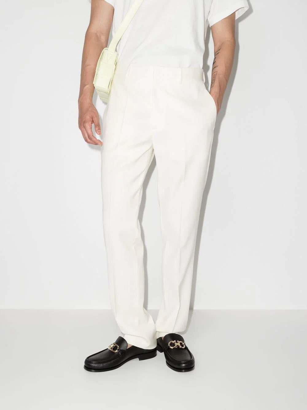 Ferragamo Gancini buckle leather loafers - Image 3