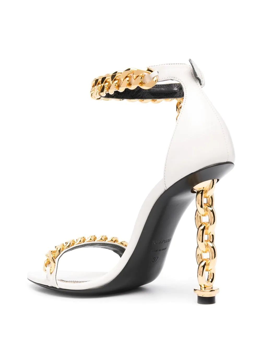 TOM FORD chain-link detailed 105mm heel sandals - Image 3